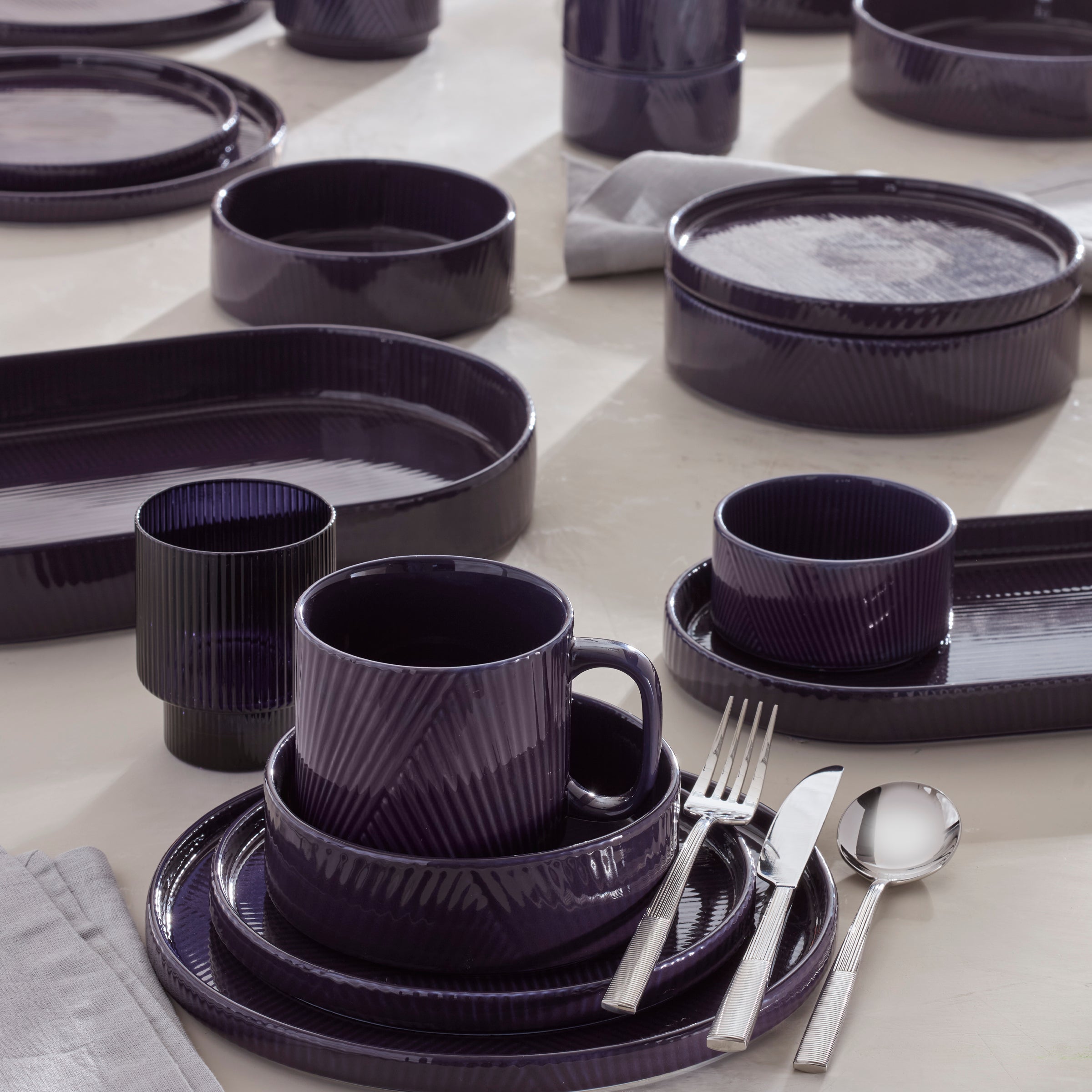 Lenox Westmore Modulus Nightshade 12-Piece Dinnerware Set - Image 2