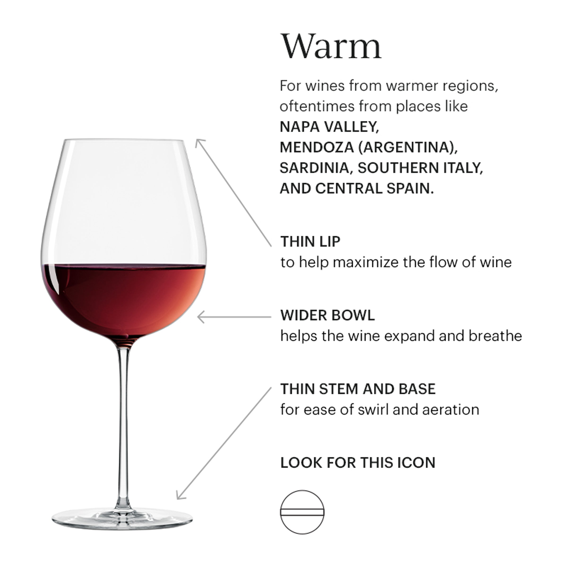 Lenox Westmore Tuscany Signature Series Warm Region Wine Glasses, Set of 2 - Image 9