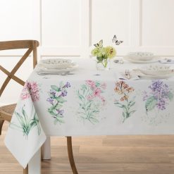 Lenox Westmore Butterfly Meadow Garden 60x102 Tablecloth