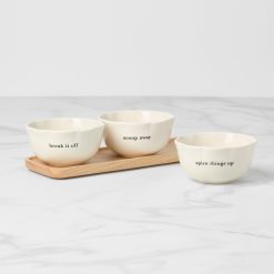 Alternative view of Lenox Westmore What A Treat 3-Piece Dip Bowls with Tray Set