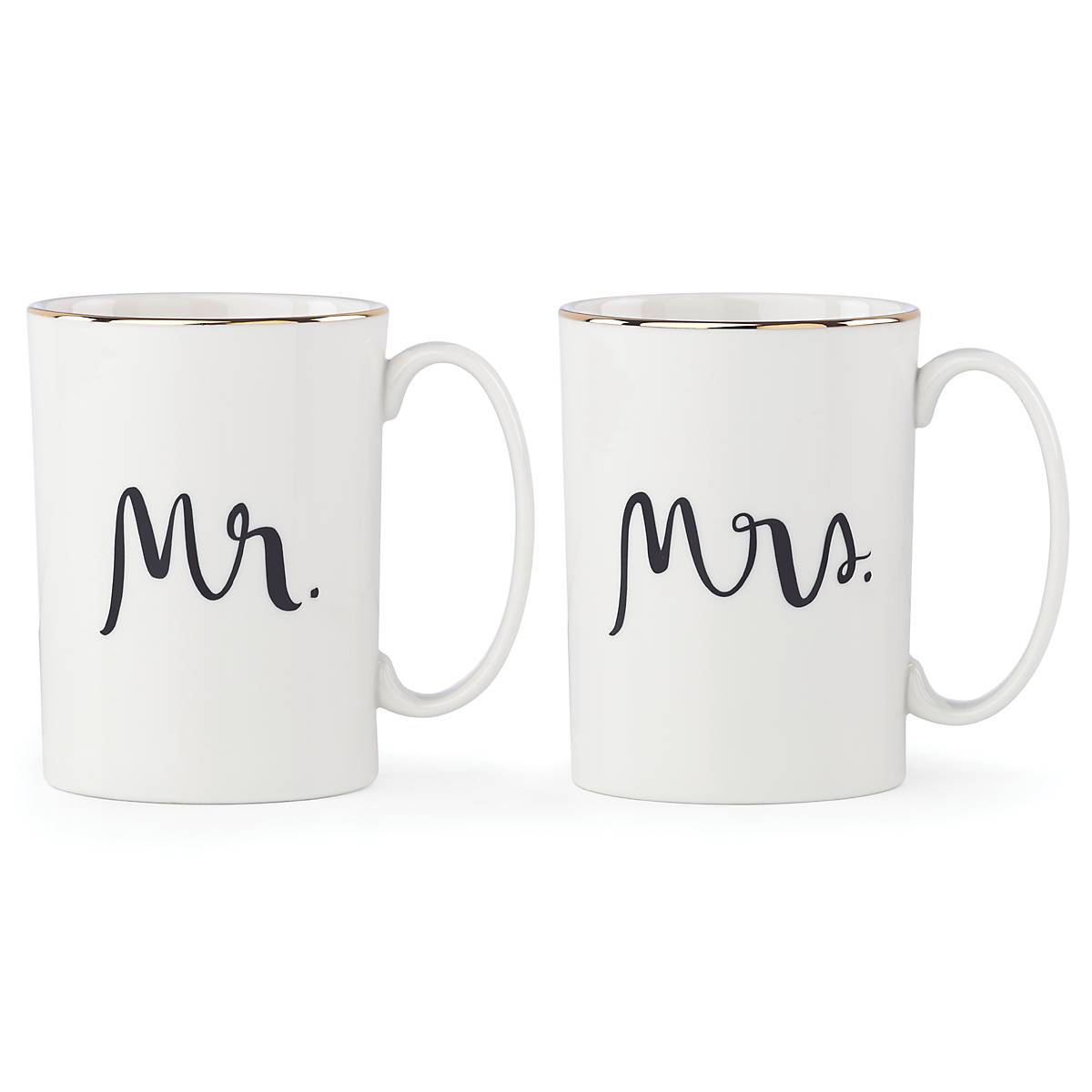 Lenox Westmore Bridal Party Mr & Mrs 2-Piece Mug Set