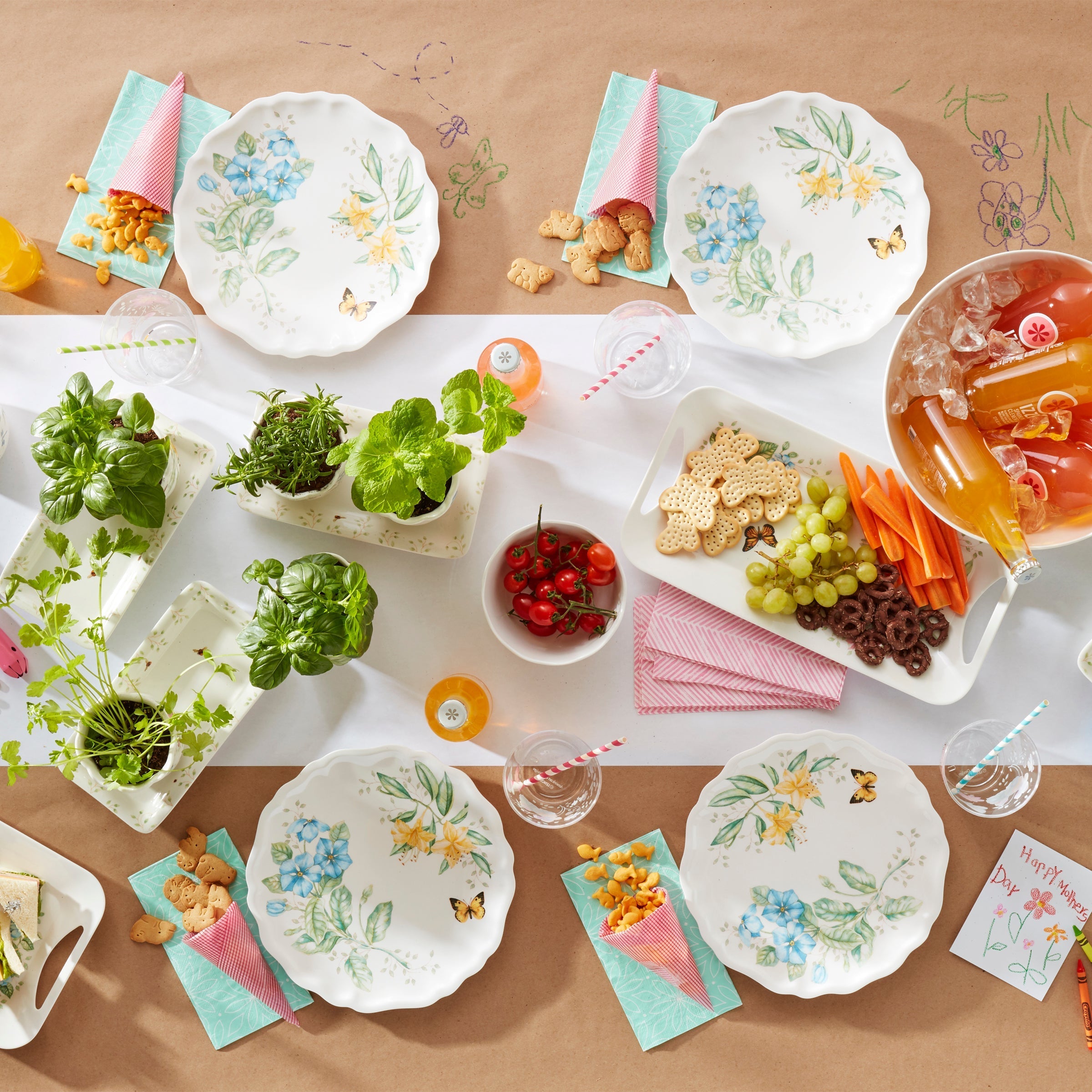 Lenox Westmore Butterfly Meadow Melamine Dinner Plates, Set of 4 - Image 4