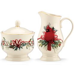 Alternative view of Lenox Westmore Winter Greetings Sugar & Creamer Set