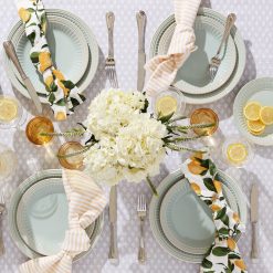 Alternative view of Lenox Westmore French Perle Groove Ice Blue 12-Piece Place Setting