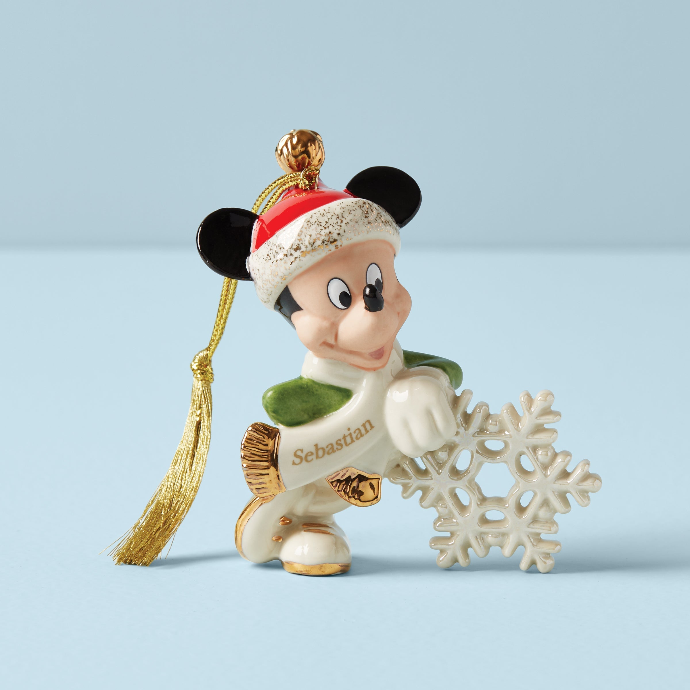 Lenox Westmore Personalized Mickey Mouse Snowflake Ornament