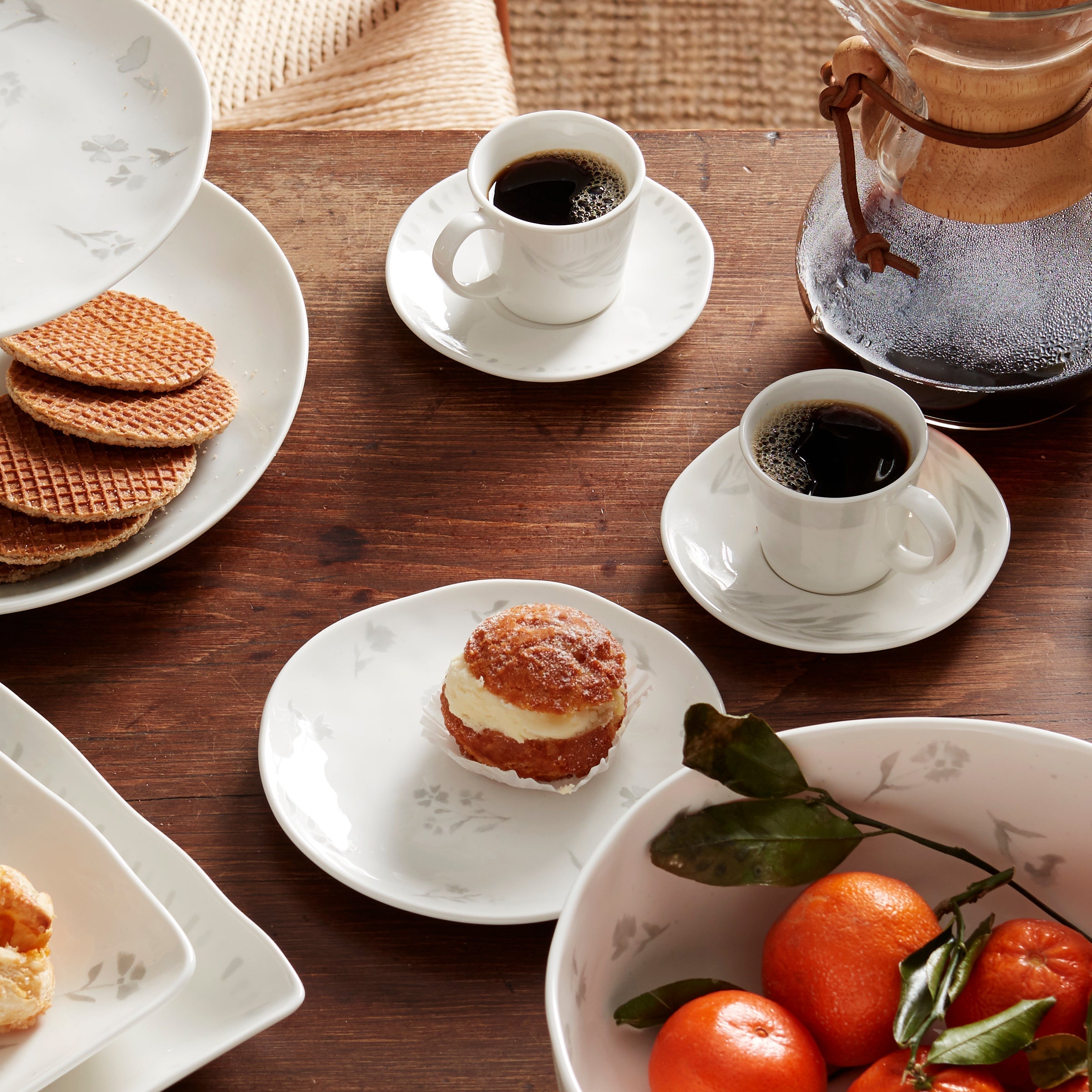 Lenox Westmore Oyster Bay 8-Piece Espresso Cup & Saucer Set - Image 3