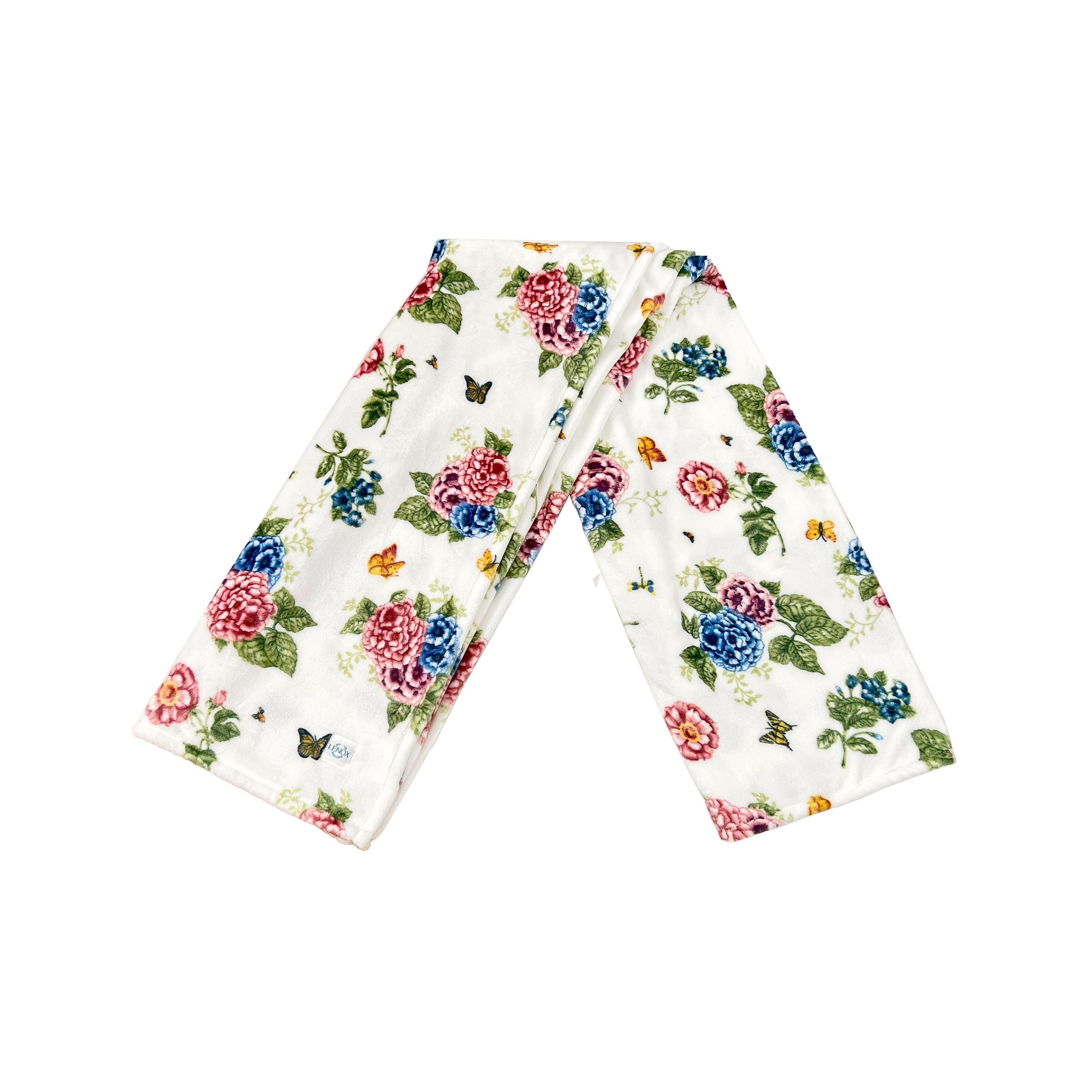 Lenox Westmore Butterfly Meadow Hydrangea Throw Blanket - Image 5