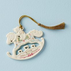 Lenox Westmore 2026 Baby's 1st Christmas Rocking Horse Ornament