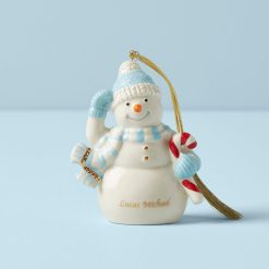 Lenox Westmore Personalized Winter Snowman Ornament