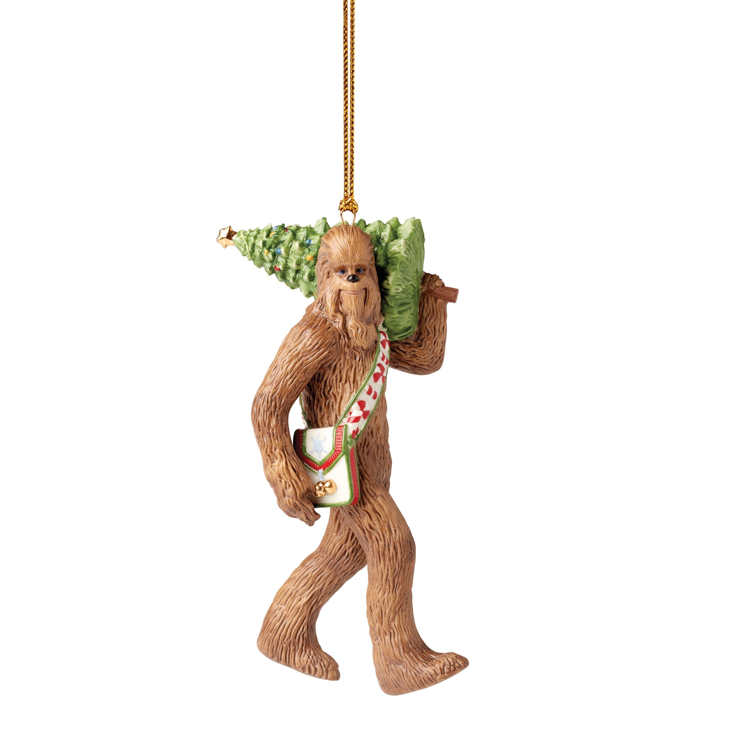 Lenox Westmore Chewbacca with Christmas Tree Ornament - Image 4