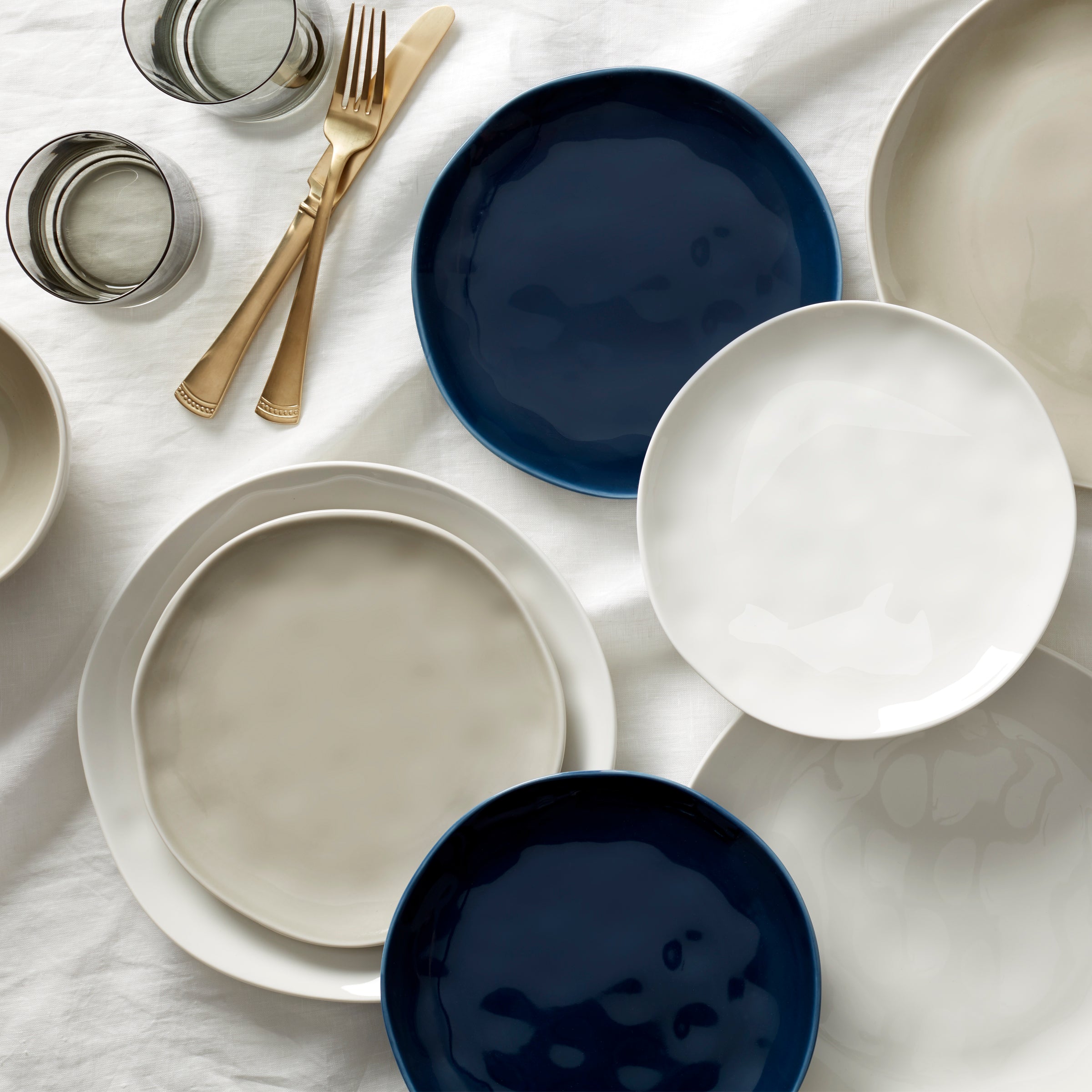 Lenox Westmore Bay Colors Blue Dinner Plates, Set of 4 - Image 6