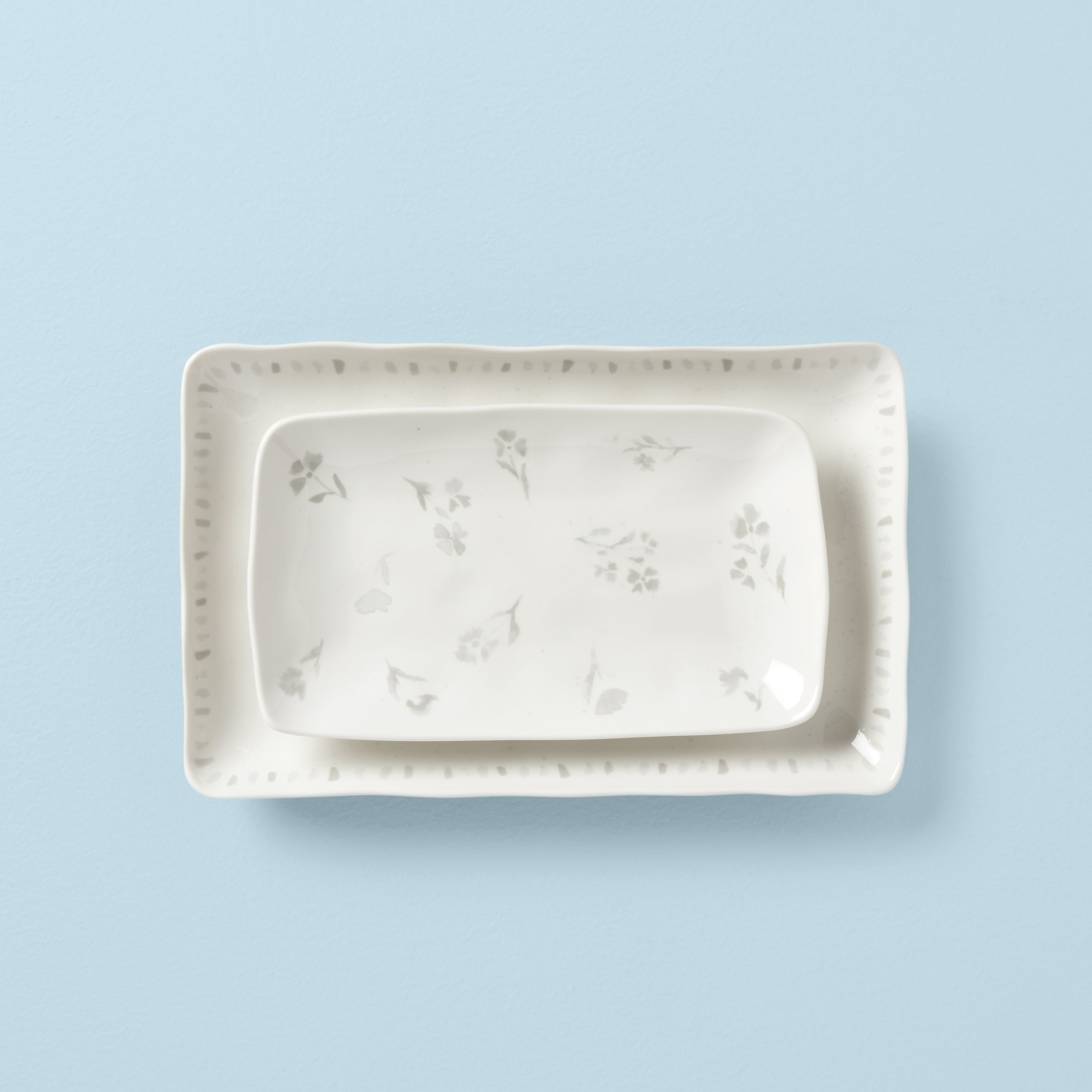 Lenox Westmore Oyster Bay 2-Piece Nesting Serving Platters