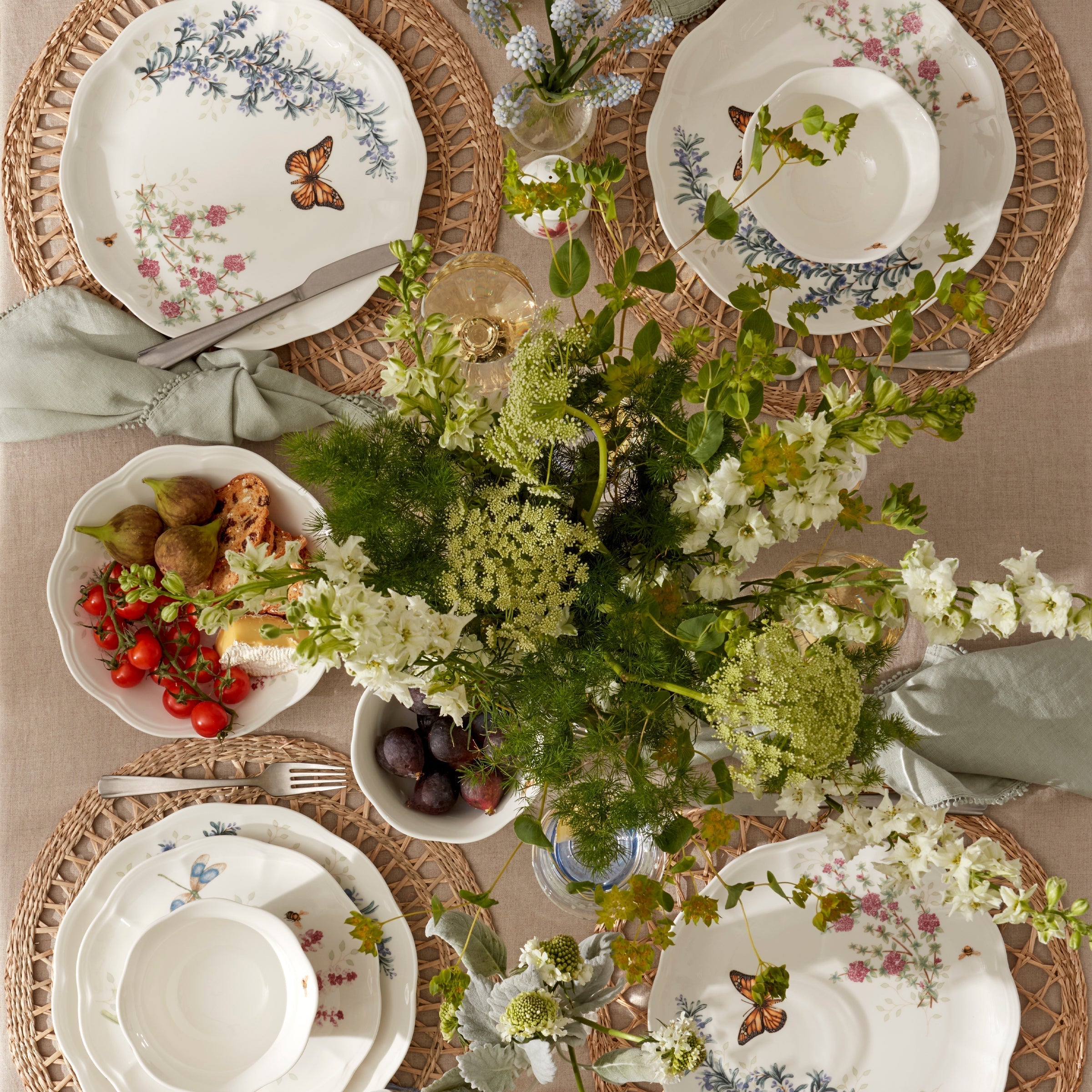 Lenox Westmore Butterfly Meadow Herbs Rice Bowls, Set of 4 - Image 6