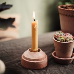 Alternative view of Lenox Westmore Hoff Raw Rosa Candleholder