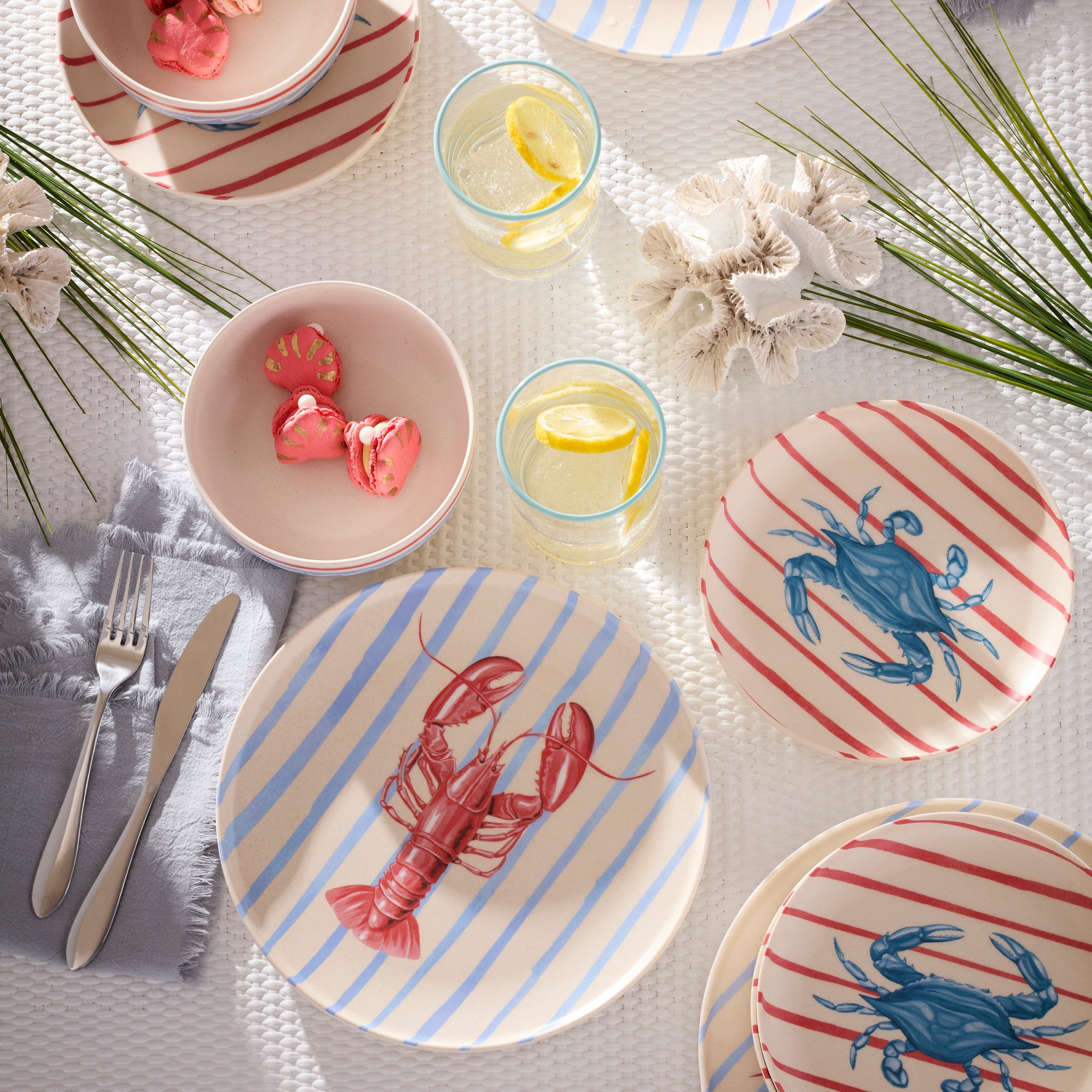 Lenox Westmore 24 Seven Melamine Wharfside 18-Piece Dinnerware Set - Image 3
