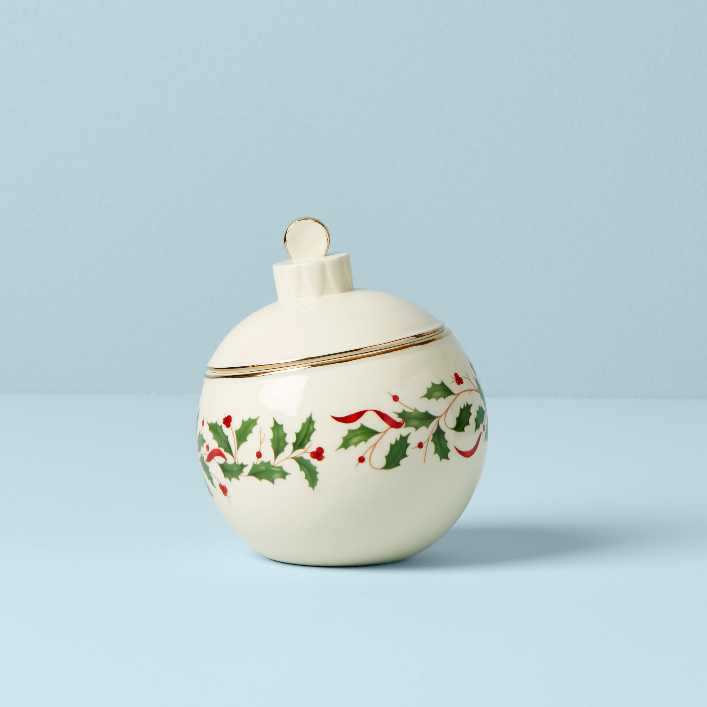 Lenox Westmore Holiday Ornament Candy Jar - Image 2