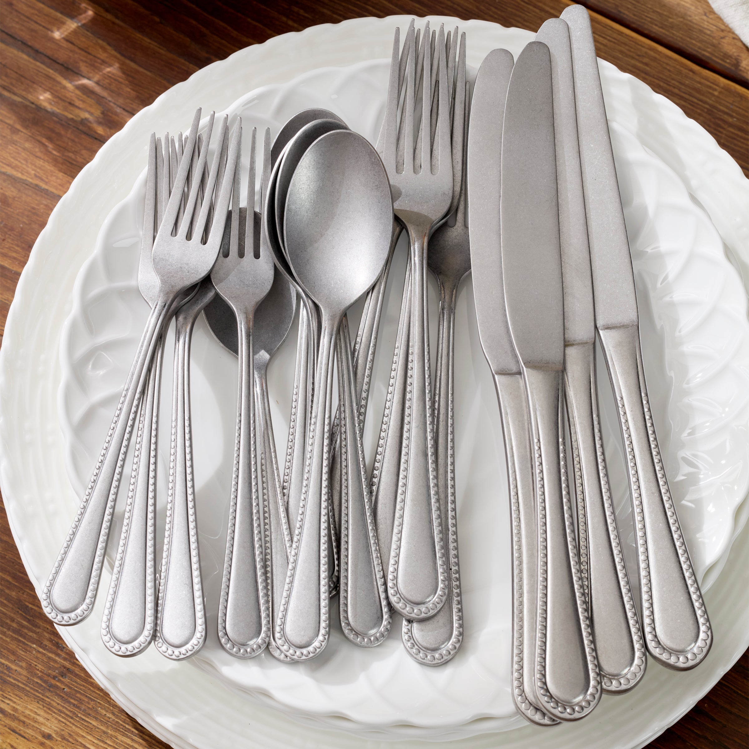 Lenox Westmore Hartwell Vintage 42-Piece Flatware Set - Image 3