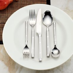 Alternative view of Lenox Westmore Shangrila Frosted 20-Piece Flatware Set