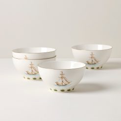 Lenox Westmore British Colonial Tradewind Rice Bowls, Set of 4