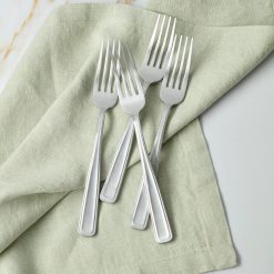Alternative view of Lenox Westmore Reid Satin Dinner Forks, Set of 4
