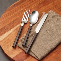 Alternative view of Lenox Westmore Henley Brown 16-Piece Flatware Set