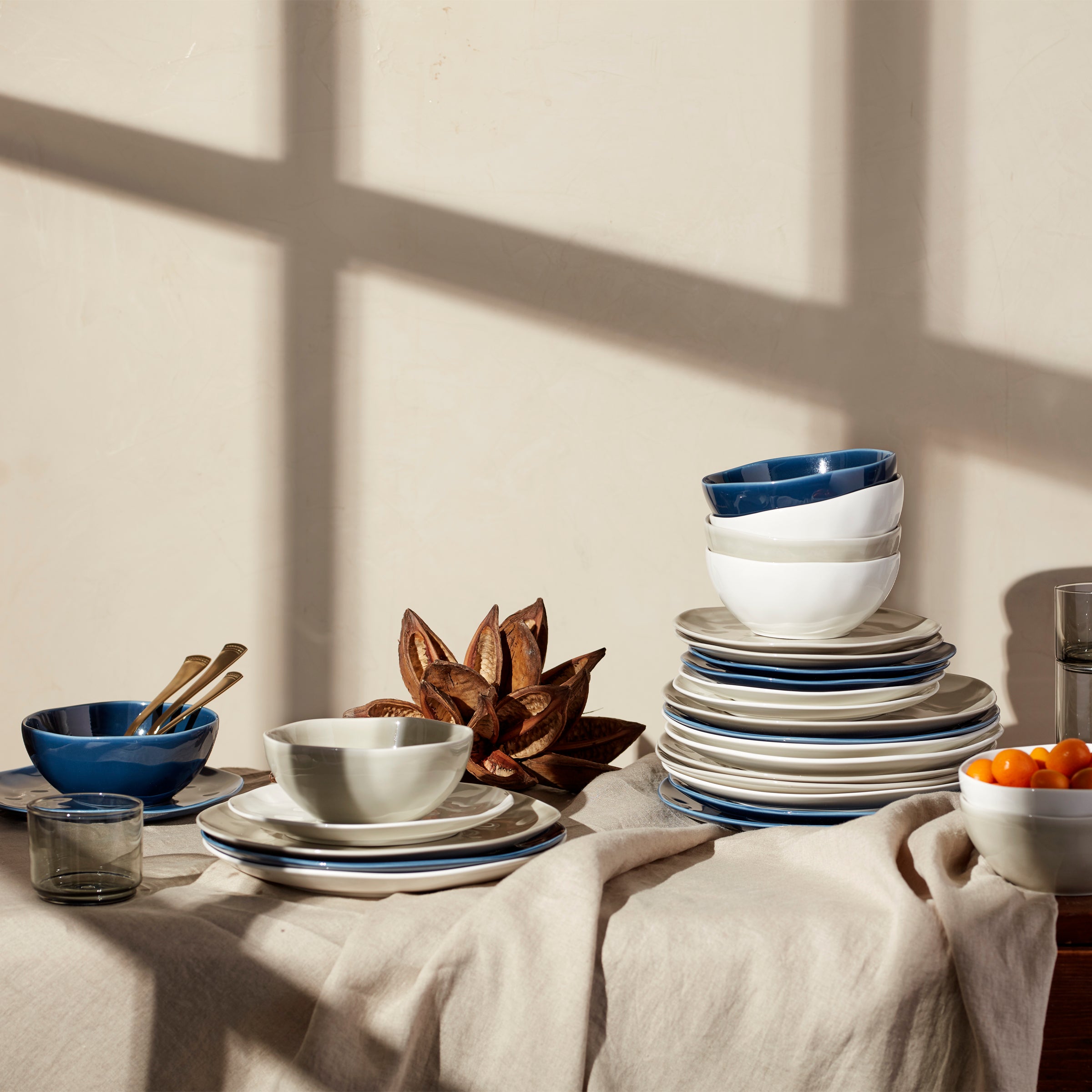Lenox Westmore Bay Colors White 12-Piece Dinnerware Set - Image 7
