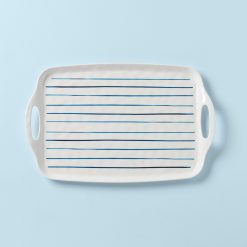 Lenox Westmore Blue Bay Melamine Handled Platter