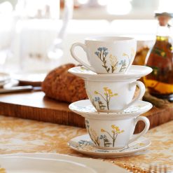 Alternative view of Lenox Westmore Wildflowers 8-Piece Espresso Cups & Saucers Set