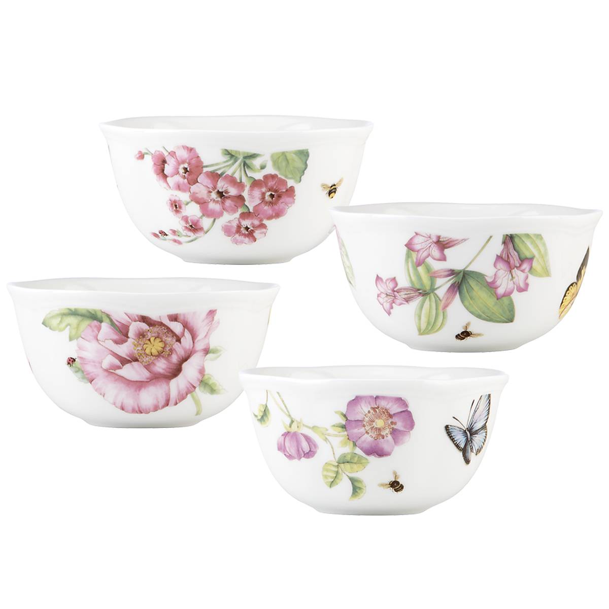 Lenox Westmore Butterfly Meadow Bloom 4-Piece Bowl Set - Image 2