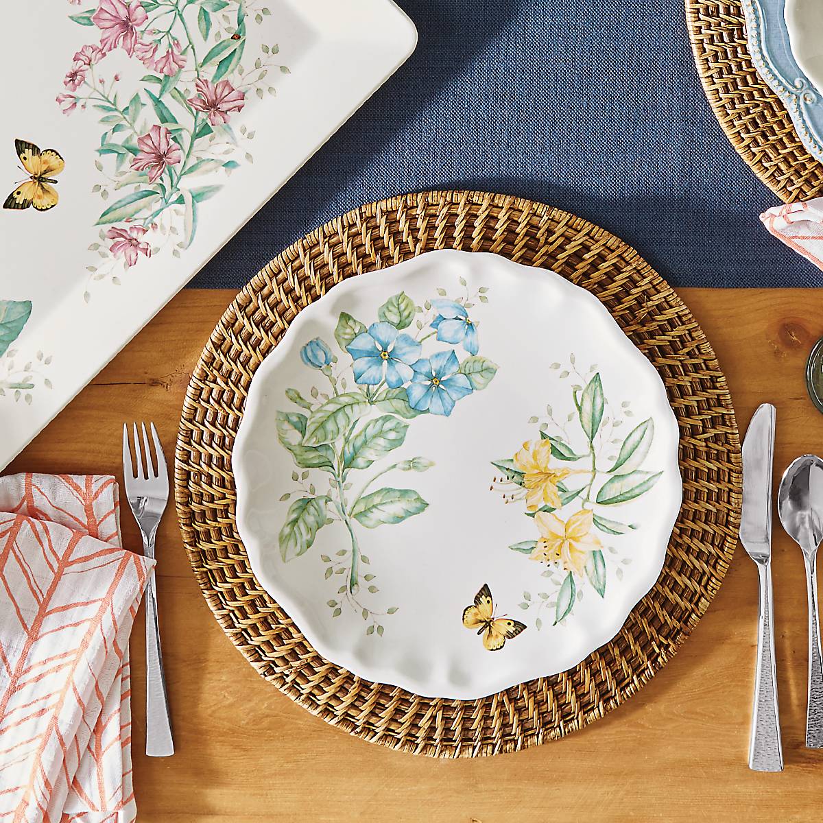 Lenox Westmore Butterfly Meadow Melamine Dinner Plates, Set of 4 - Image 7