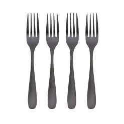 Lenox Westmore Eliana Black Satin Salad Forks, Set of 4