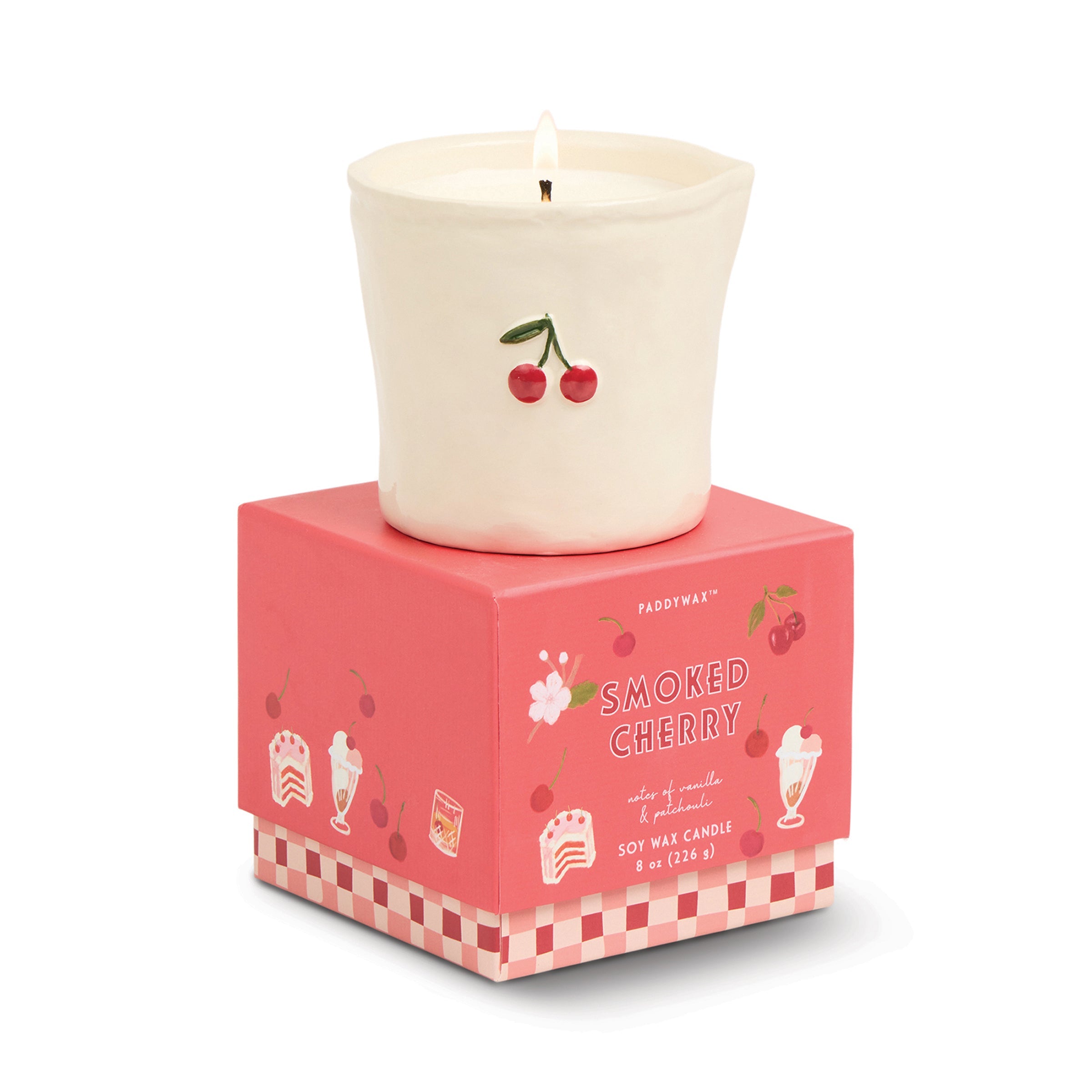 Lenox Westmore Bistro Smoked Cherry 8oz Candle - Image 2