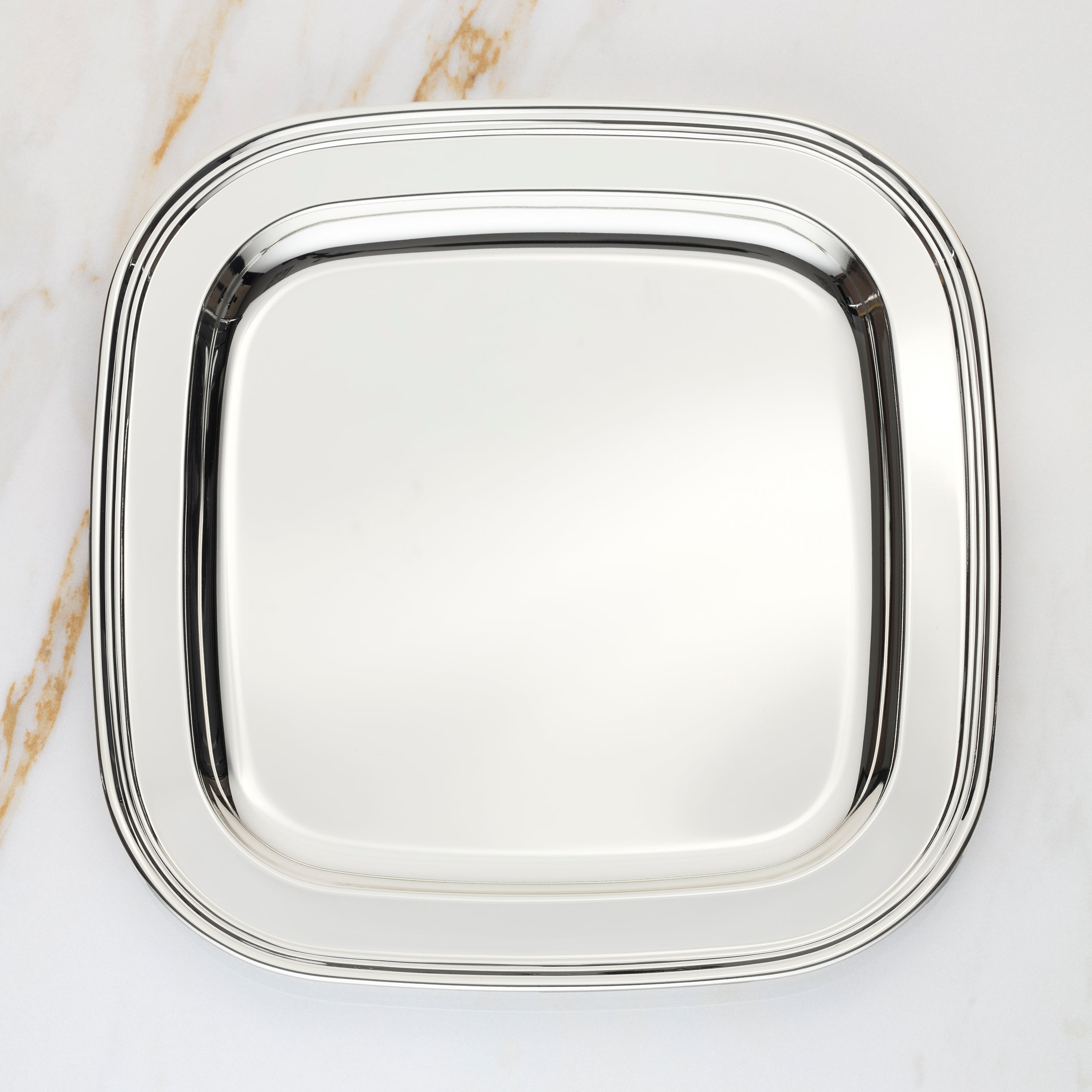 Lenox Westmore Derby Silverplate Square Tray