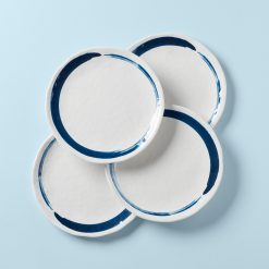 Lenox Westmore Blue Bay Melamine Dinner Plates, Set of 4