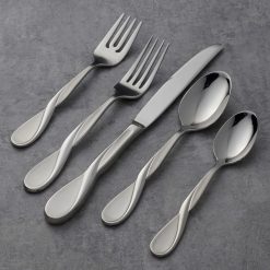 Alternative view of Lenox Westmore Aquarius Satin 5-Piece Place Setting