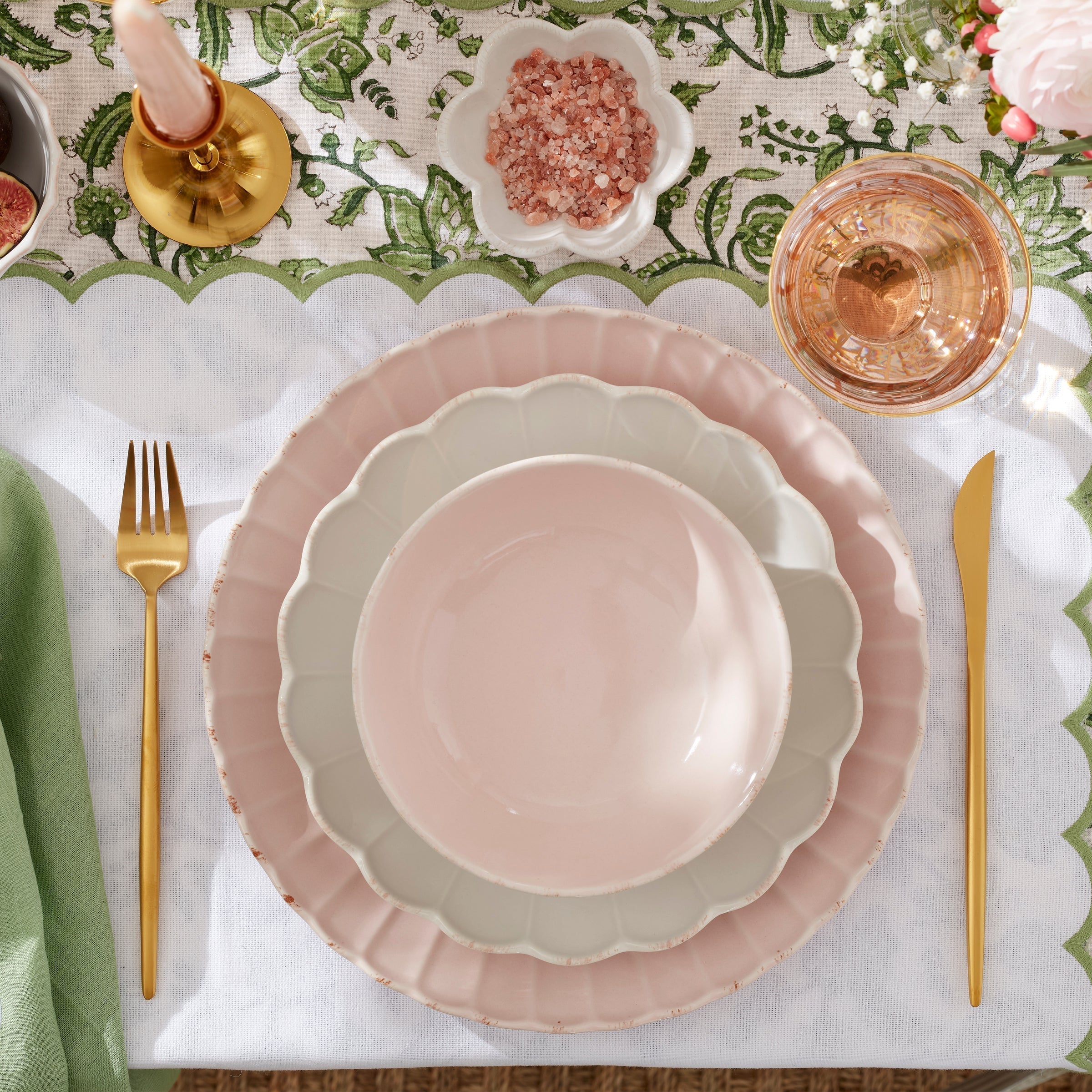 Lenox Westmore French Perle Scallop White Accent Plates, Set of 4 - Image 2