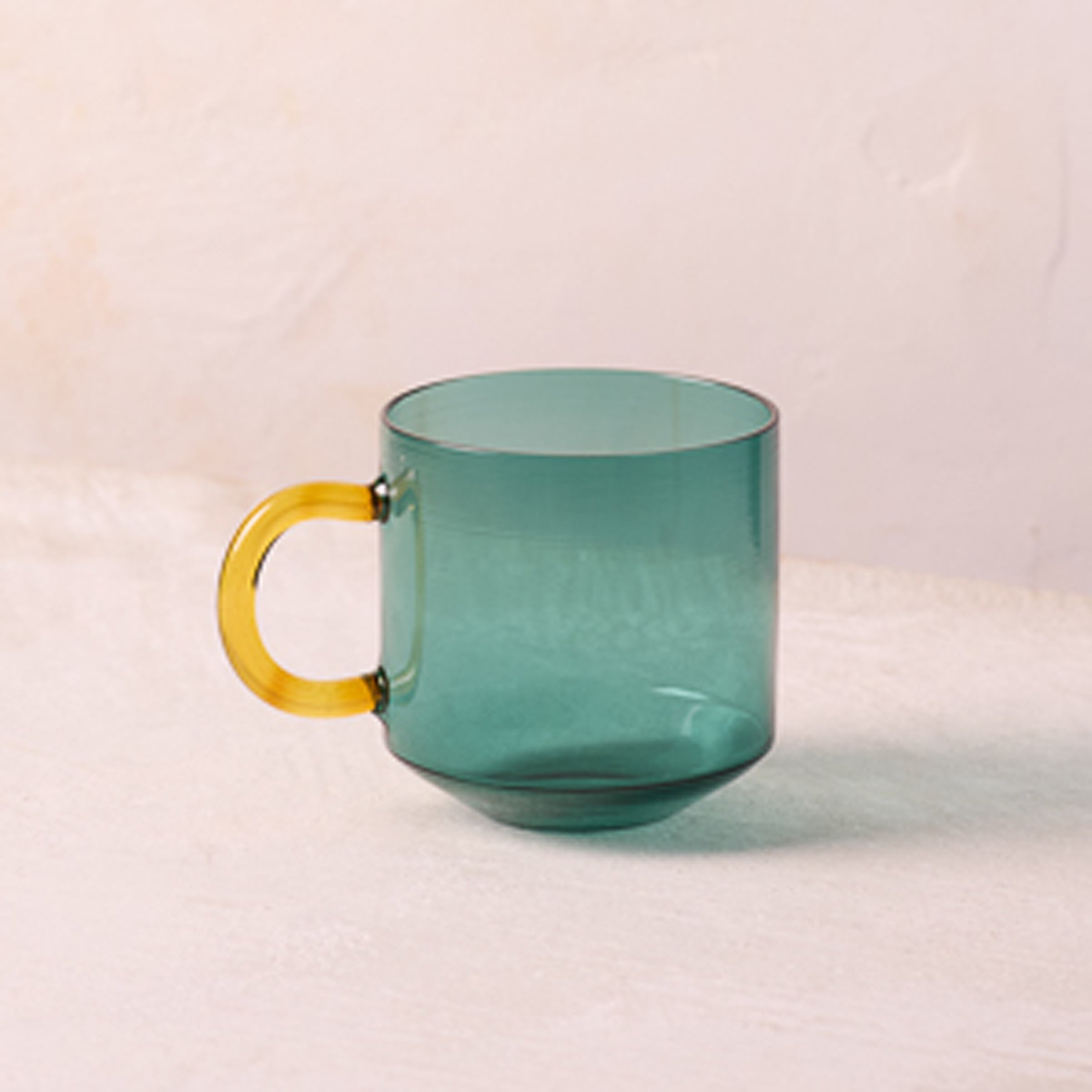 Lenox Westmore Niko Teal Glass Mug