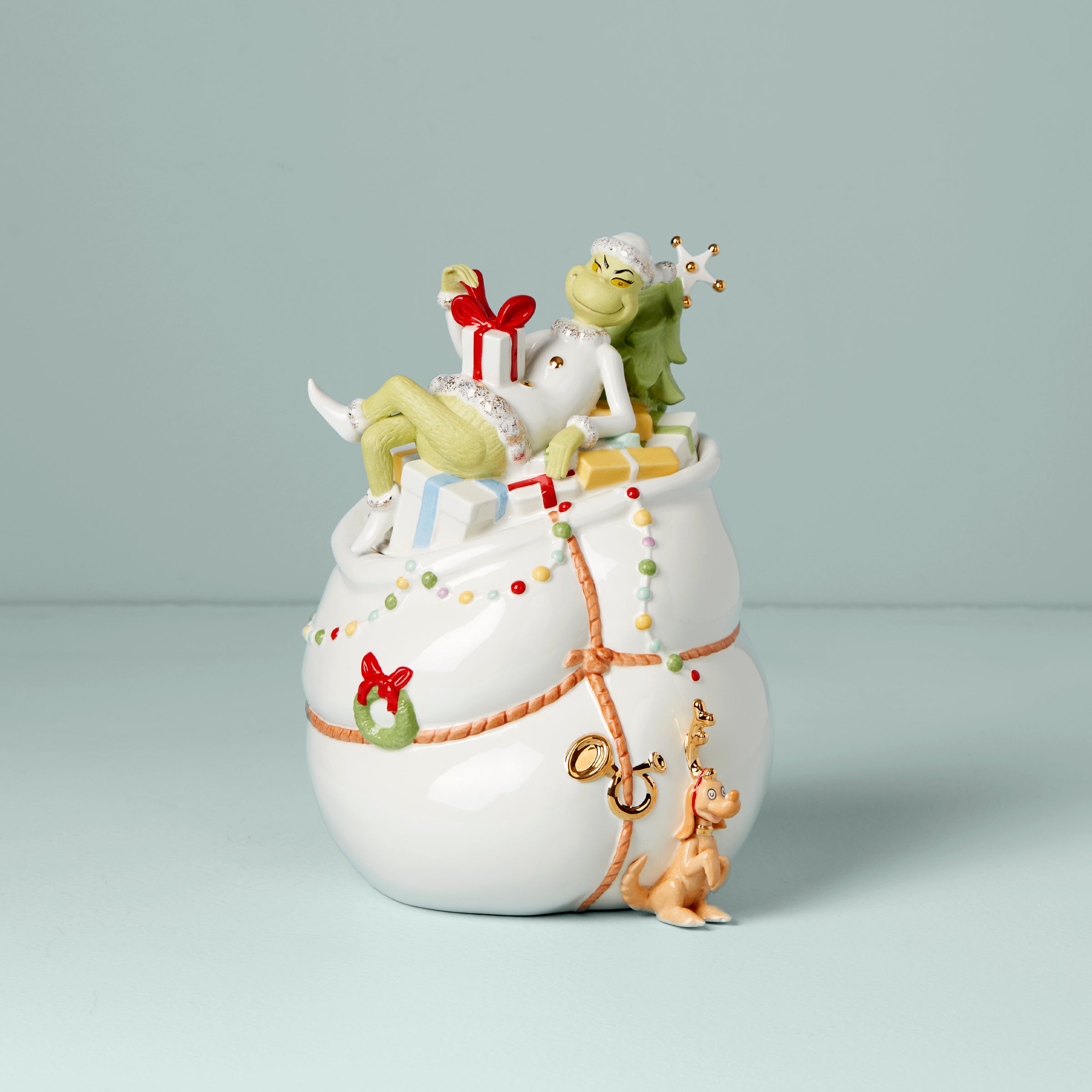 Lenox Westmore Merry Grinchmas Cookie Jar