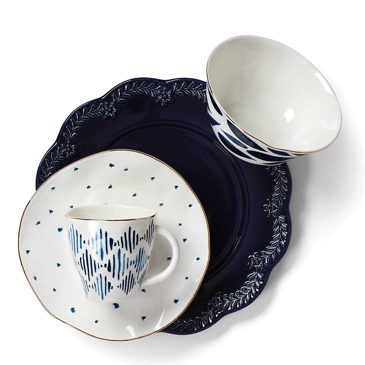 Lenox Westmore Blue Bay Dessert Mugs, Set of 4 - Image 5