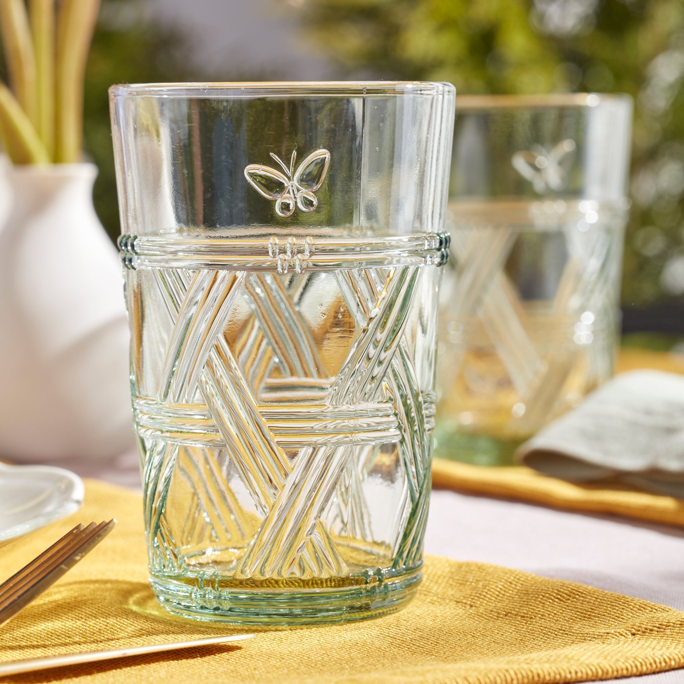 Lenox Westmore Butterfly Meadow Green Tall Glasses, Set of 4 - Image 2