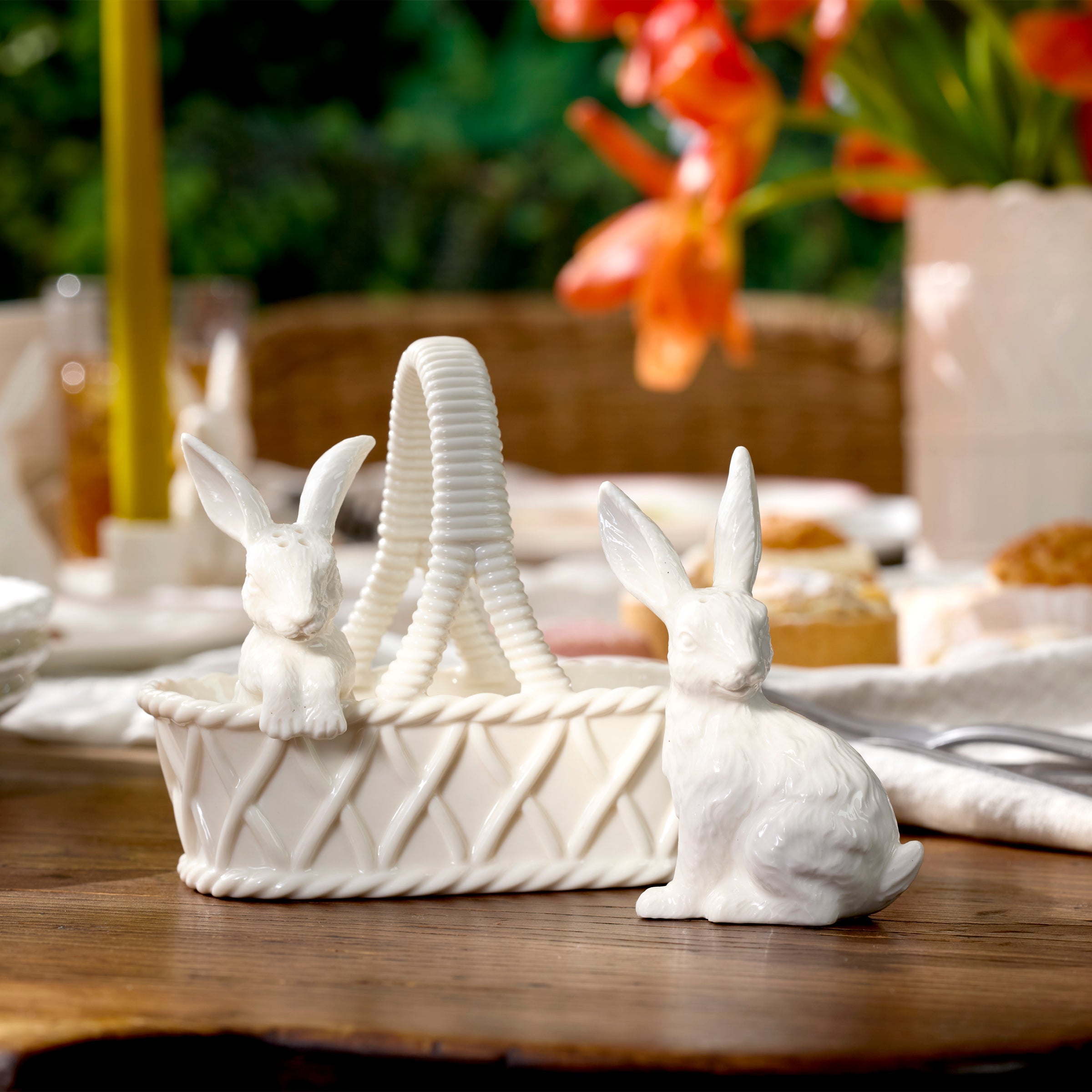 Lenox Westmore Wicker Creek Bunny Salt & Pepper Set - Image 2