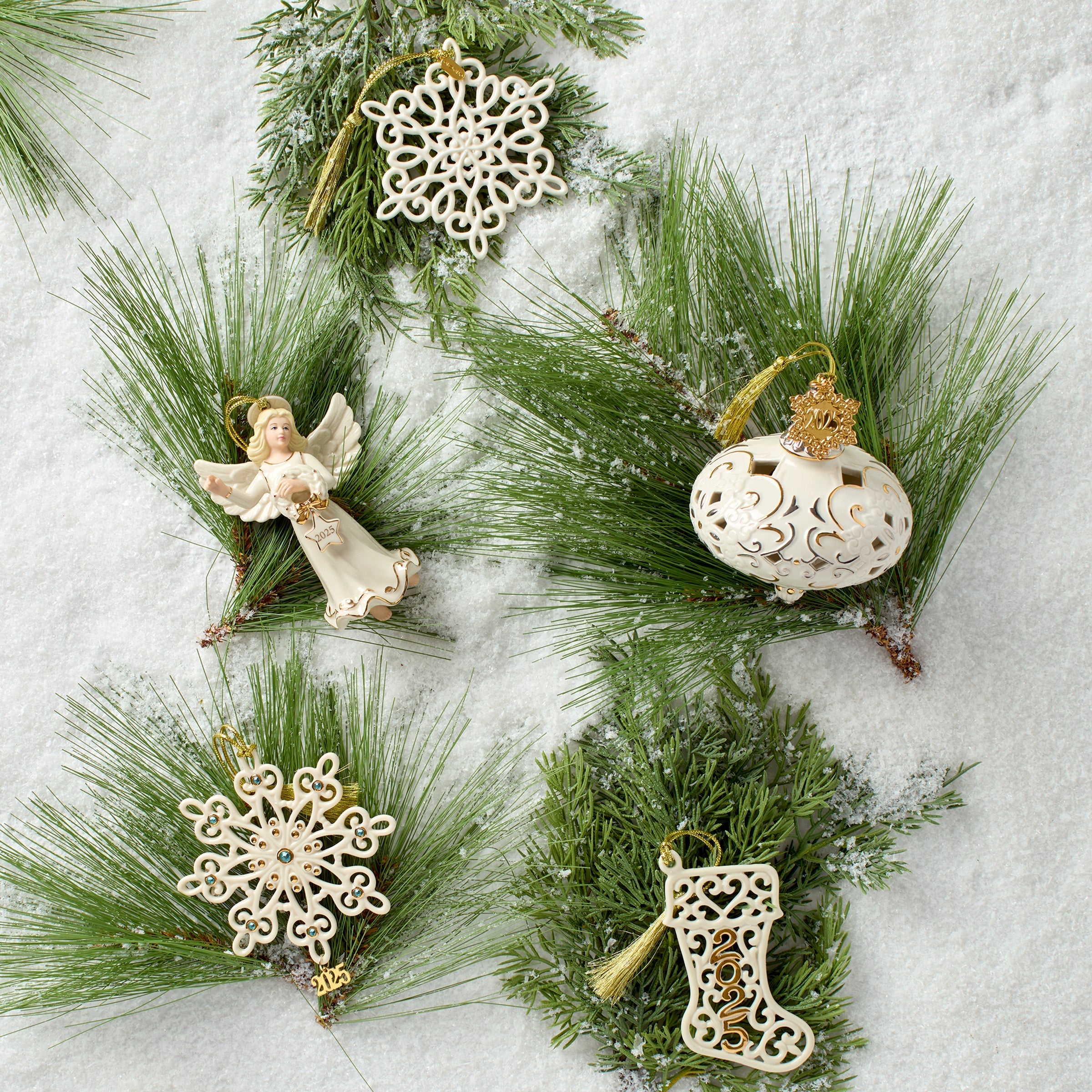 Lenox Westmore 2025 A Year To Remember Stocking Ornament - Image 3