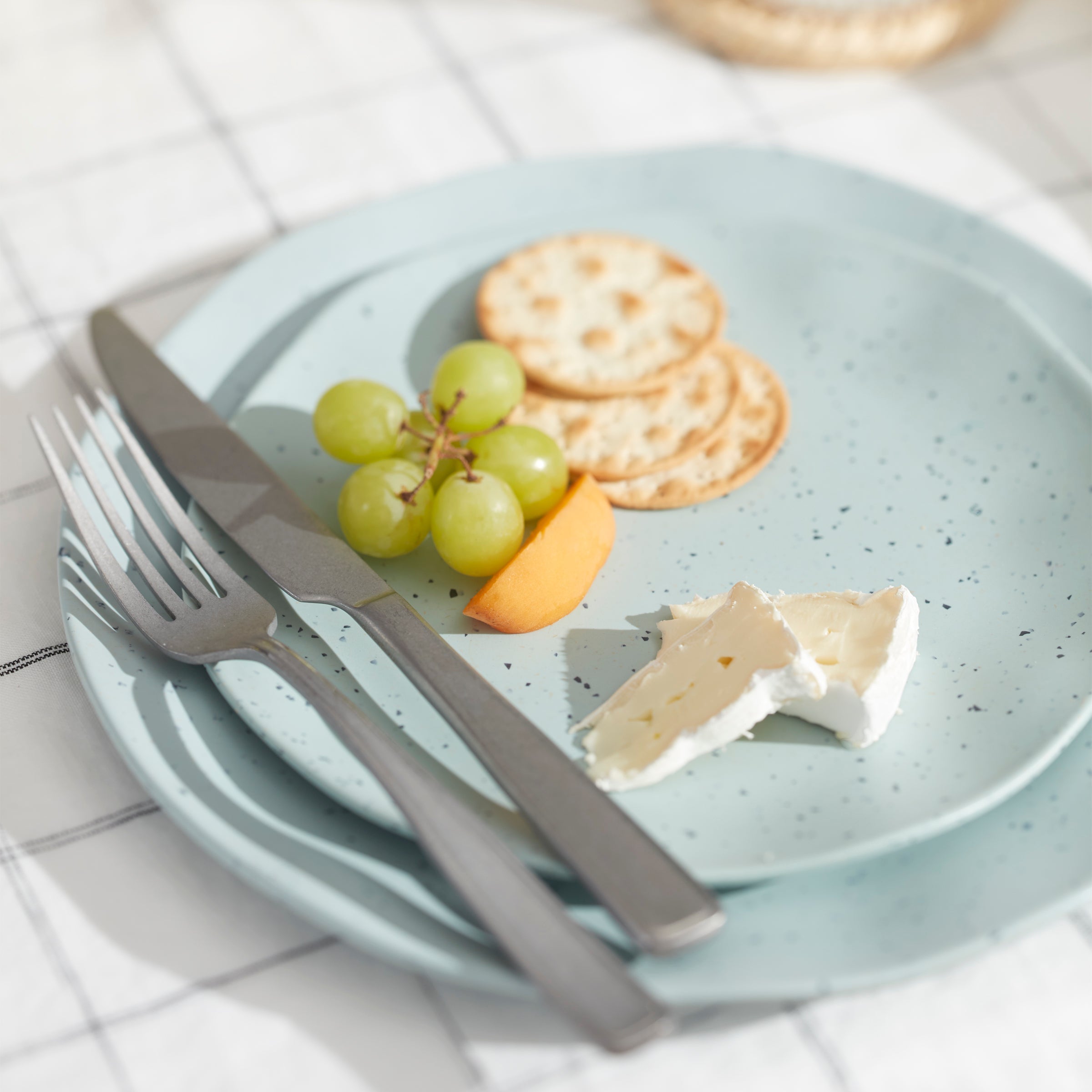 Lenox Westmore Terrazzo Melamine Mint 12-Piece Dinnerware Set - Image 7