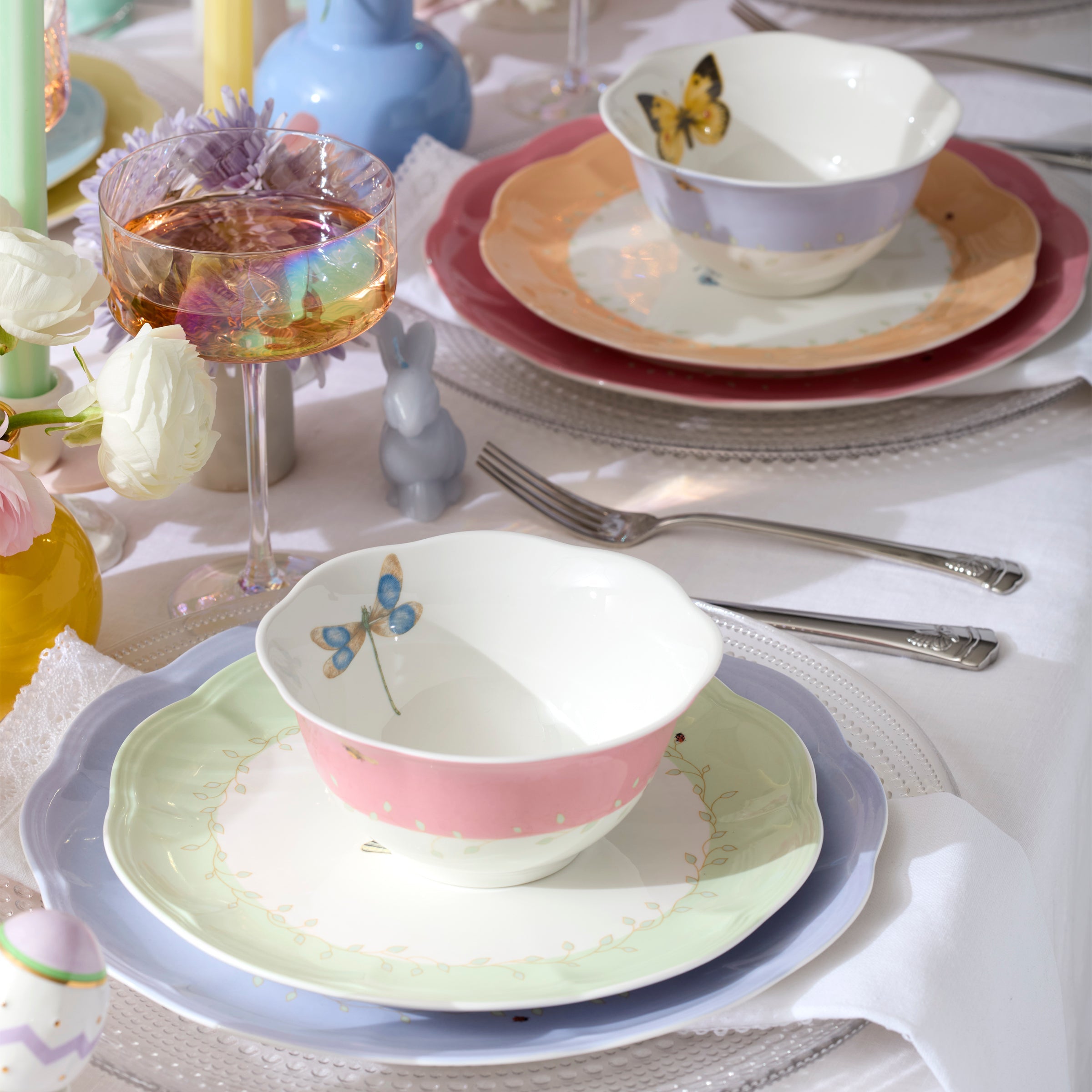 Lenox Westmore Butterfly Meadow Colors 4-Piece Dessert Bowl Set - Image 2