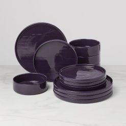 Lenox Westmore Modulus Nightshade 12-Piece Dinnerware Set
