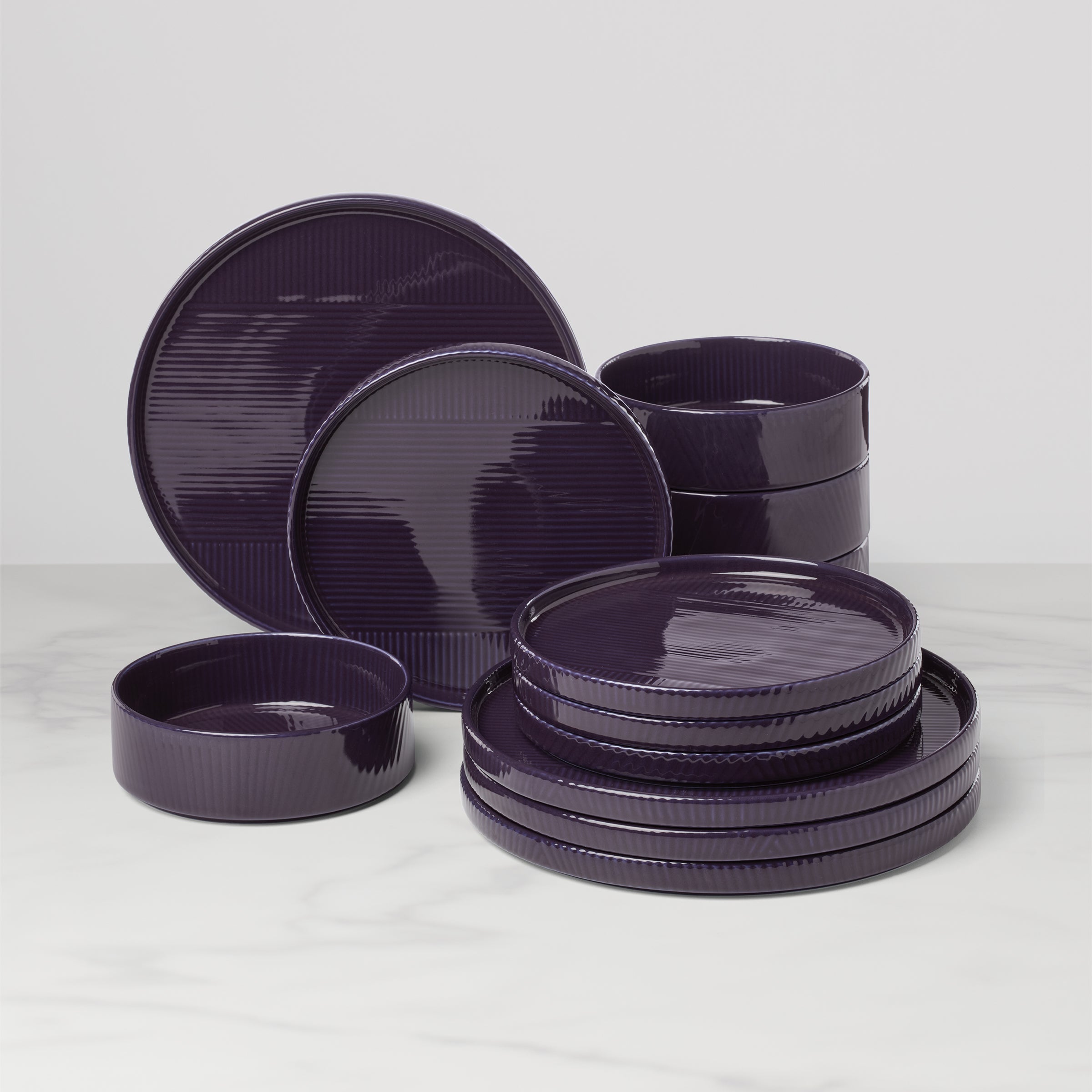 Lenox Westmore Modulus Nightshade 12-Piece Dinnerware Set