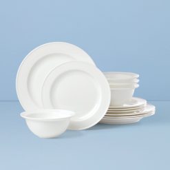 Lenox Westmore Studio 1414 Rimmed 12-Piece Dinnerware Set
