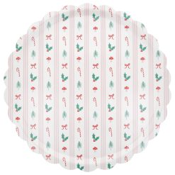 Lenox Westmore Festive Icon Stripes Large Tray