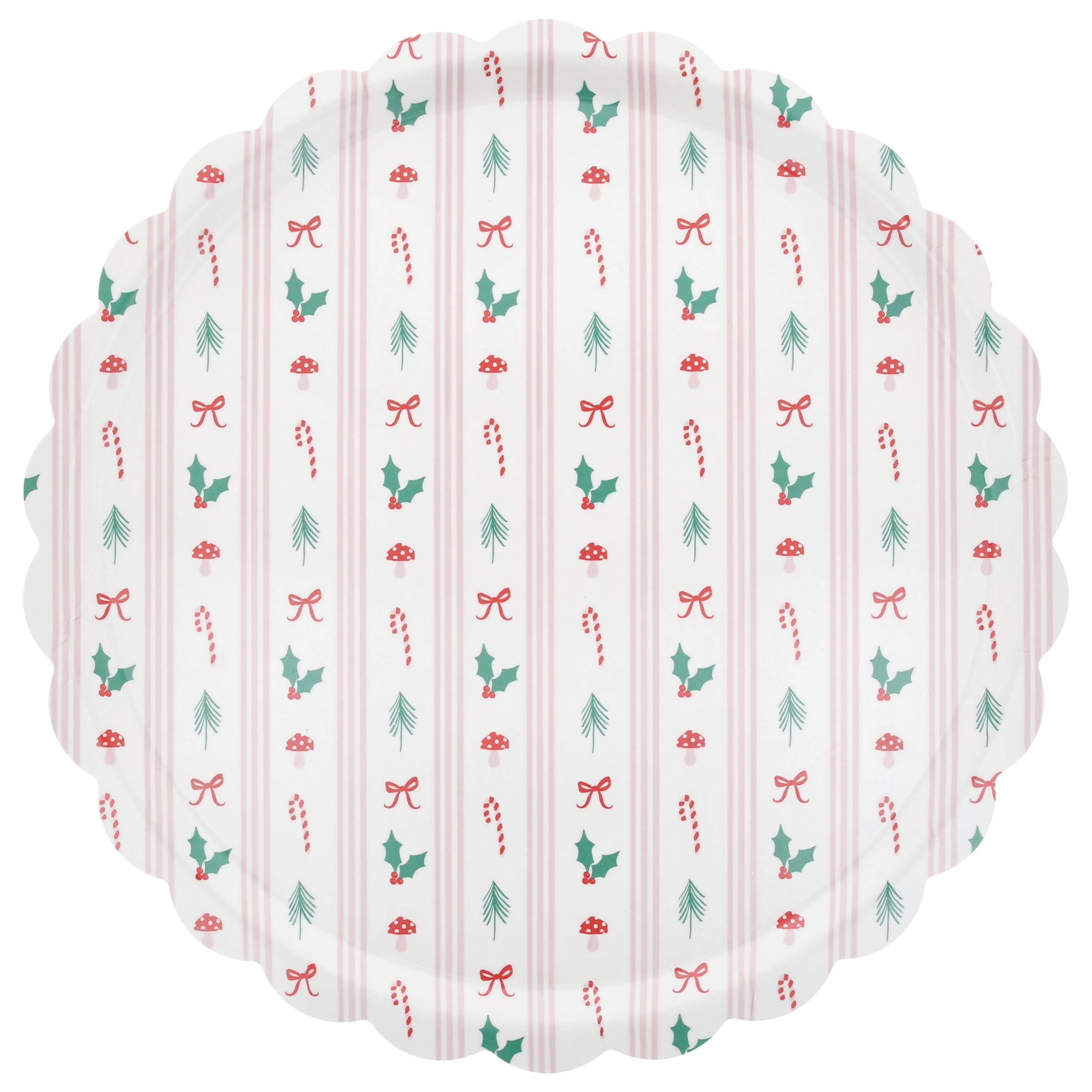 Lenox Westmore Festive Icon Stripes Large Tray