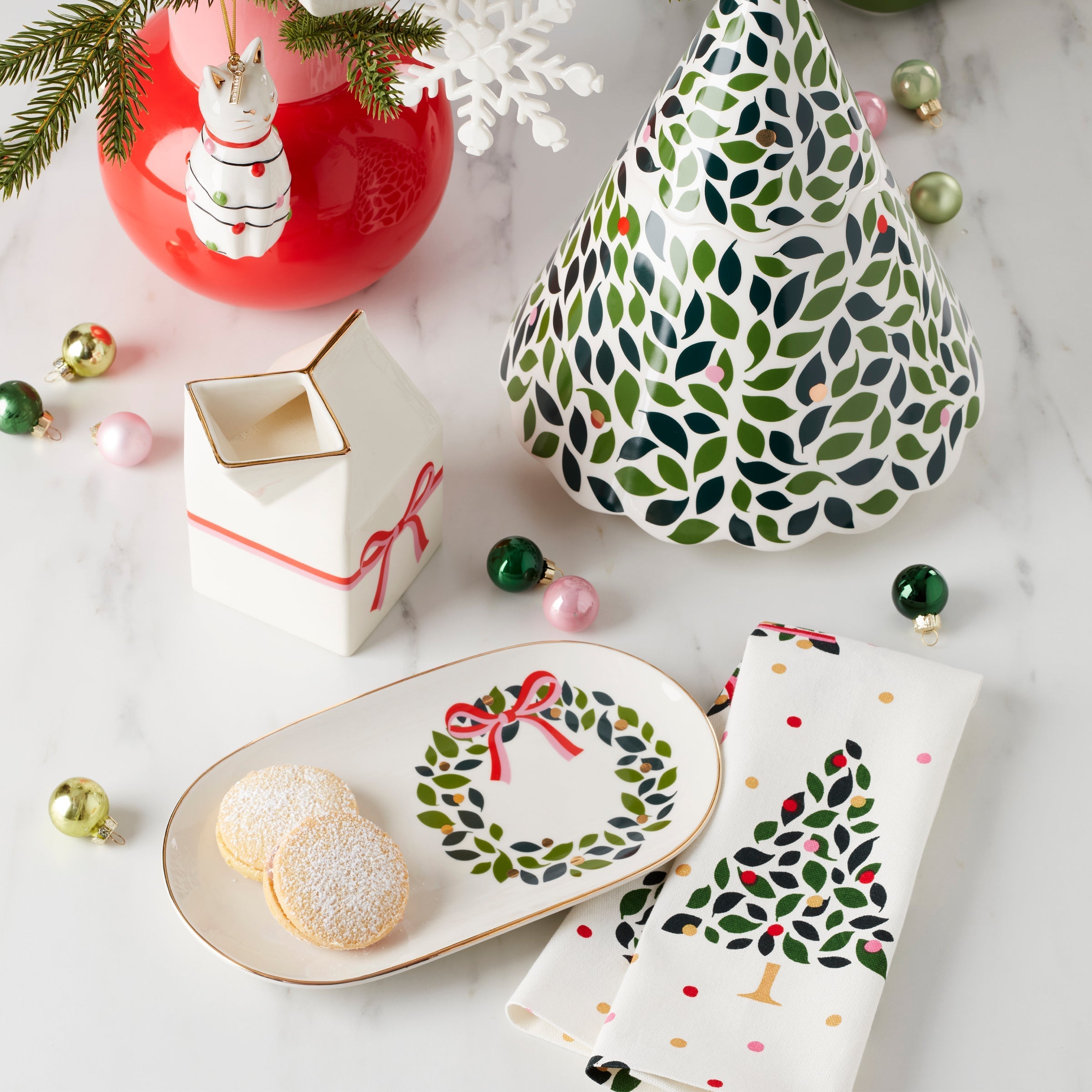 Lenox Westmore Be Jolly Milk & Cookie Plate - Image 2